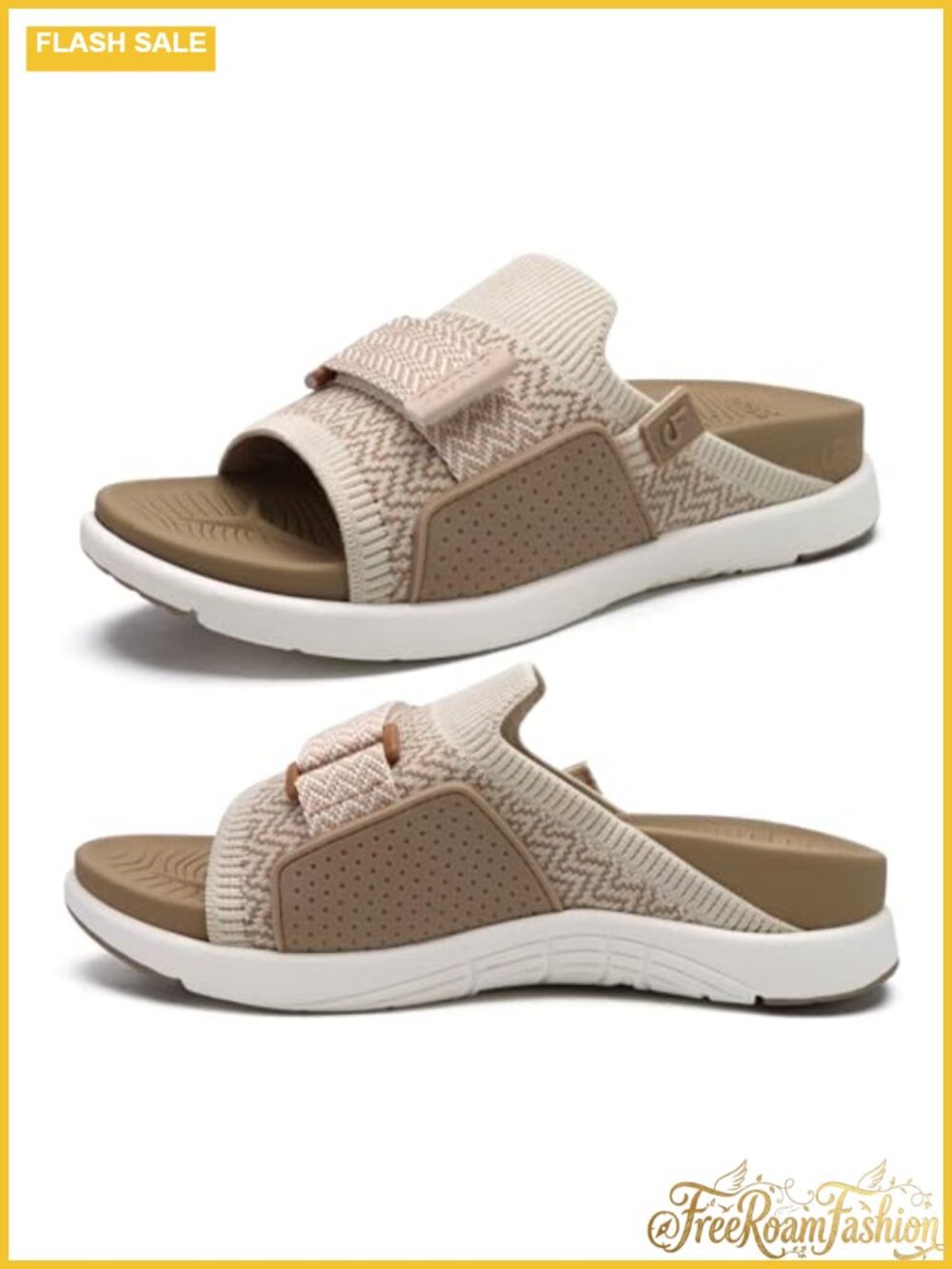 Women's Orthotic Slide Sandals Arch Support Plantar Fasciitis Comfort